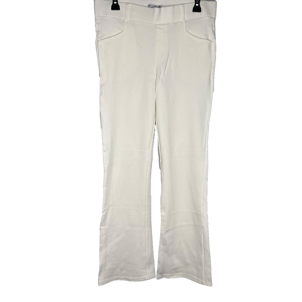 Conceited Bootcut Dress Pants Size 8 Cream White Soft Relaxed‎ Fit Trouser